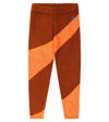 The Animals Observatory Crow Knit Leggings In Multicoloured