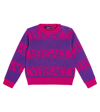 VERSACE VERSACE ALLOVER WOOL SWEATER