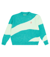 The Animals Observatory Bull Colorblocked Knit Sweater In Multicoloured
