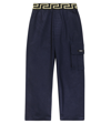 VERSACE GRECA COTTON STRAIGHT trousers