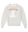 The Animals Observatory Shark Cotton Jersey Sweatshirt In Multicoloured