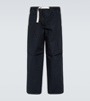 JIL SANDER ZIP-OFF COTTON PANTS