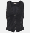 Agolde Heller Vest In Black