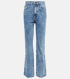 Khaite Danielle High-rise Straight Jeans In Blue