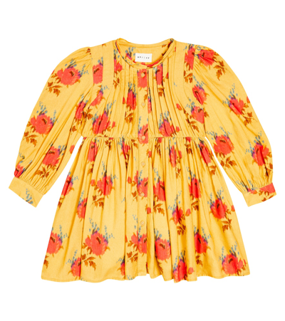 Morley Kids' Trudy Floral Cotton-blend Dress In Multicoloured