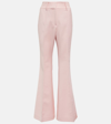 GABRIELA HEARST RHEIN MID-RISE WOOL FLARED PANTS