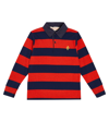 The Animals Observatory Eel Striped Polo Shirt In Multicoloured