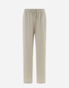 Herno Satin Effect Trousers - Female Trousers Chantilly 48 In シャンティイ