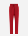 Herno Satin Effect Trousers - Female Trousers Fuchsia 46 In フクシャ