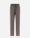 Herno Satin Effect Trousers - Female Trousers Dove Grey 38