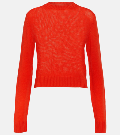 Jil Sander Wool Sweater In Red