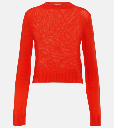 Jil Sander Wool Jumper In Red