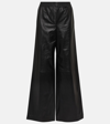 Joseph Nappa Leather Ashbridge Trousers In Black