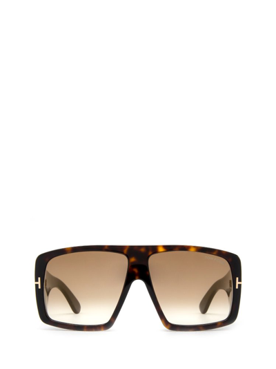 Tom Ford Eyewear Raven Square Frame Sunglasses In Multi