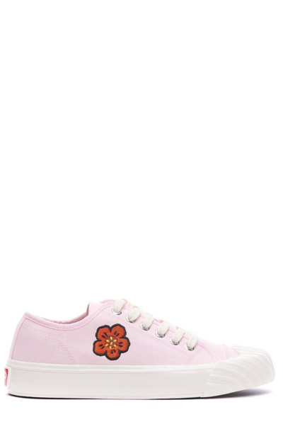 Kenzo School Boke Flower Sneakers In Pink