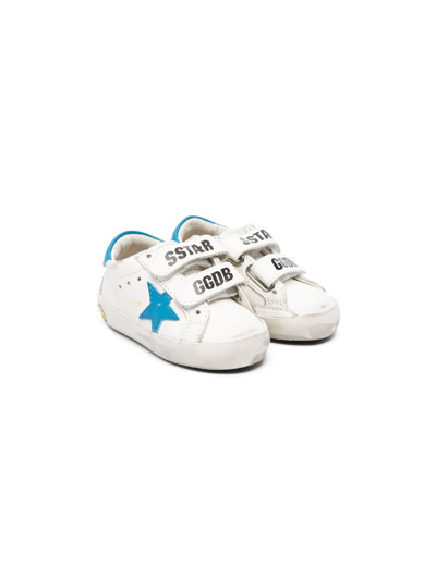 Golden Goose Babies' Old School Junior Sneakers In White