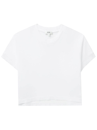 AGOLDE CROPPED COTTON T-SHIRT