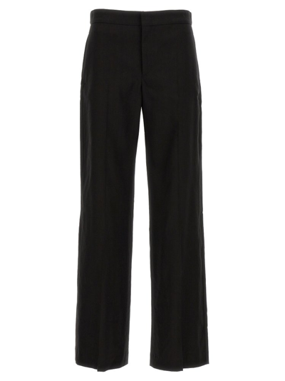 Isabel Marant Straight Trousers With High Waist In Black