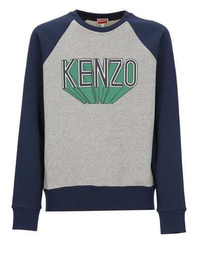 Kenzo Logo Printed Colour In Multi