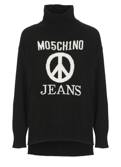 Moschino Jeans High In Black