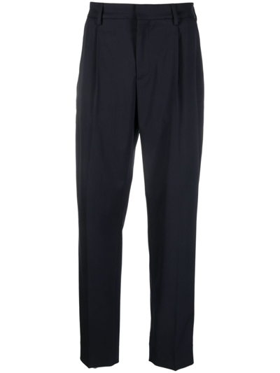 Barena Venezia Mid-rise Tailored Trousers In Blue