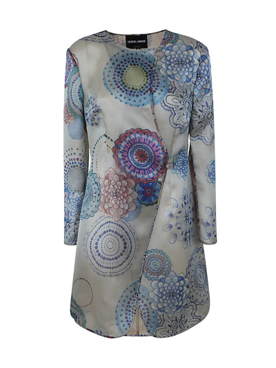 Giorgio Armani Mandala Printed Jacket In C Multi