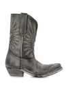 Golden Goose Wish Star Low Leather Upper With Embroidery And Mould Treatment In Brown