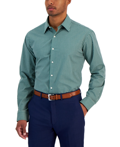 club room men's regular-fit dress shirt Club Room Estate Men's Regular-Fit Dress Shirt (15-32/33, French Blue)