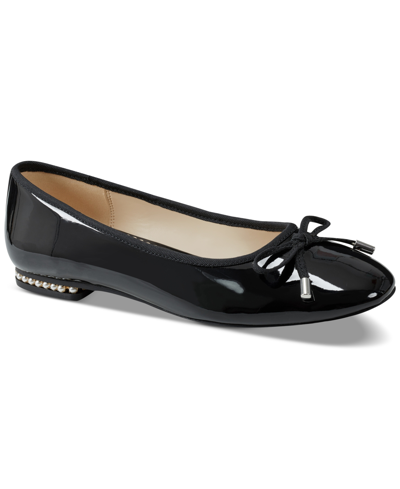 Charter Club Liyaa Ballet Flats, Created For Macy's In Black Patent