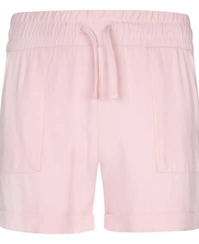 Hurley Kids' Big Girls Woven Elastic Waistband Shorts In Pink Sand