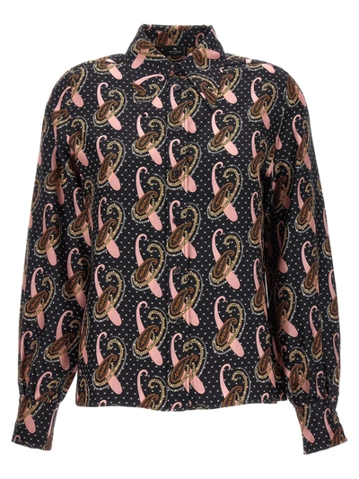 ETRO ALL OVER PRINT SHIRT SHIRT, BLOUSE MULTICOLOR