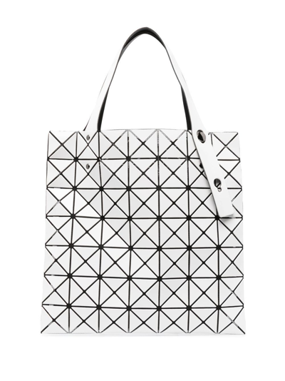 Bao Bao Issey Miyake White Prism Tote Bag