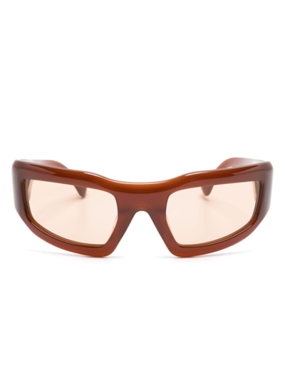 Port Tanger Andalucia Cat-eye Sunglasses In Brown