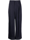 HED MAYNER ELONGATED TAILORED LINEN-BLEND TROUSERS