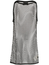 NICOLAS ANDREAS TARALIS SEMI-SHEER MESH TANK TOP