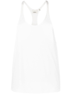 Isabel Marant Ribbed Sleeveless Tank Top In White
