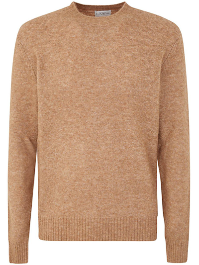 Ballantyne Regular Neck Pullover In Beige