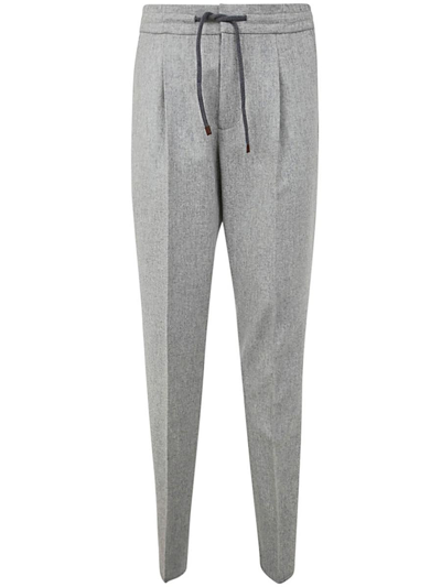 BRUNELLO CUCINELLI BRUNELLO CUCINELLI TROUSERS WITH DRAWSTRING CLOTHING