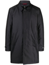 Fay Blue Nylon Morning Raincoat In Blue