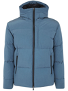 Herno Bomber Jacket Clothing In Indian Blue