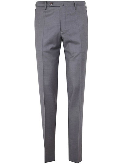 Incotex Grey Wool Trousers In 910grigio Medio