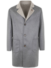 Kired Parana Reversible Coat In Grey