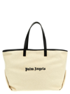 PALM ANGELS PALM ANGELS LOGO EMBROIDERY SHOPPING BAG
