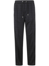 Versace Allover Pattern Track Pants In Black