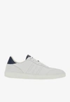 Ferragamo White Low Top Signature Sneakers In White