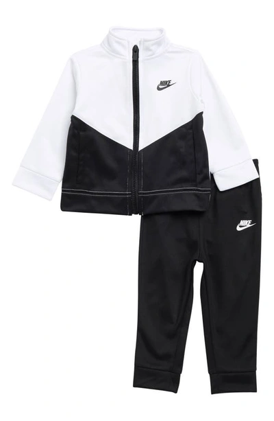 Nike Core Tricot Track Jacket & Pants Set In Black