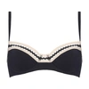 Eres Jump Padded Bra In Noir_rose_petale