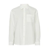 Apc Boyfriend Shirt With Logo In White