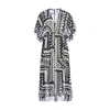 Eres Rivage Silk Midi Dress In Imprime_tribu