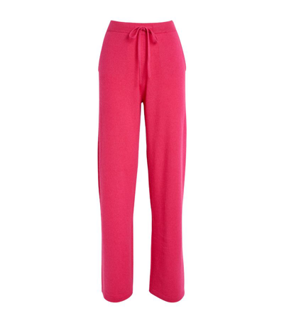 Chinti & Parker Drawstring-waist Cashmere Trousers In Pink